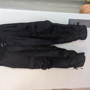 Black parachute silk pants JOIE